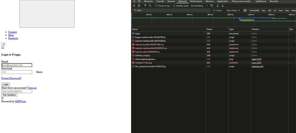 Web UI doesnt Load properly in production mode - ERPNext - Frappe Forum