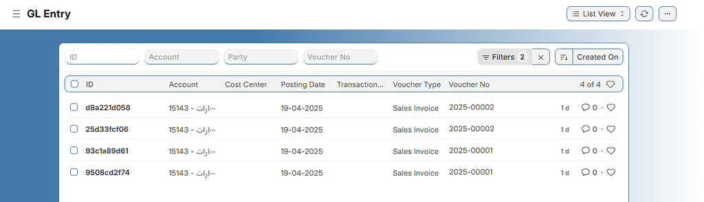 Duplicate the entry in gl? - ERPNext - Frappe Forum