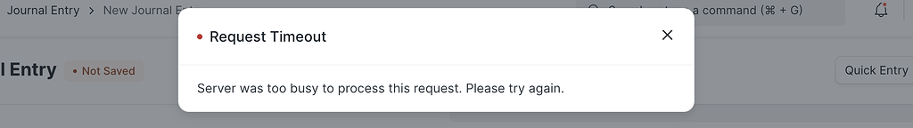 Error while creating journal Enry - Frappe Forum