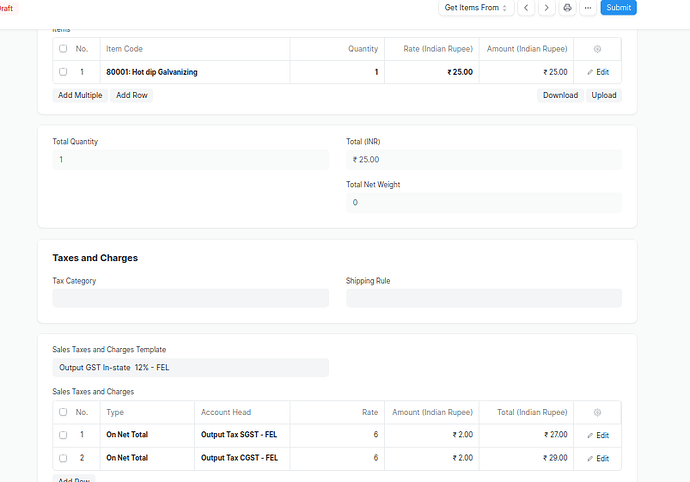 Taxable Rounding Issue