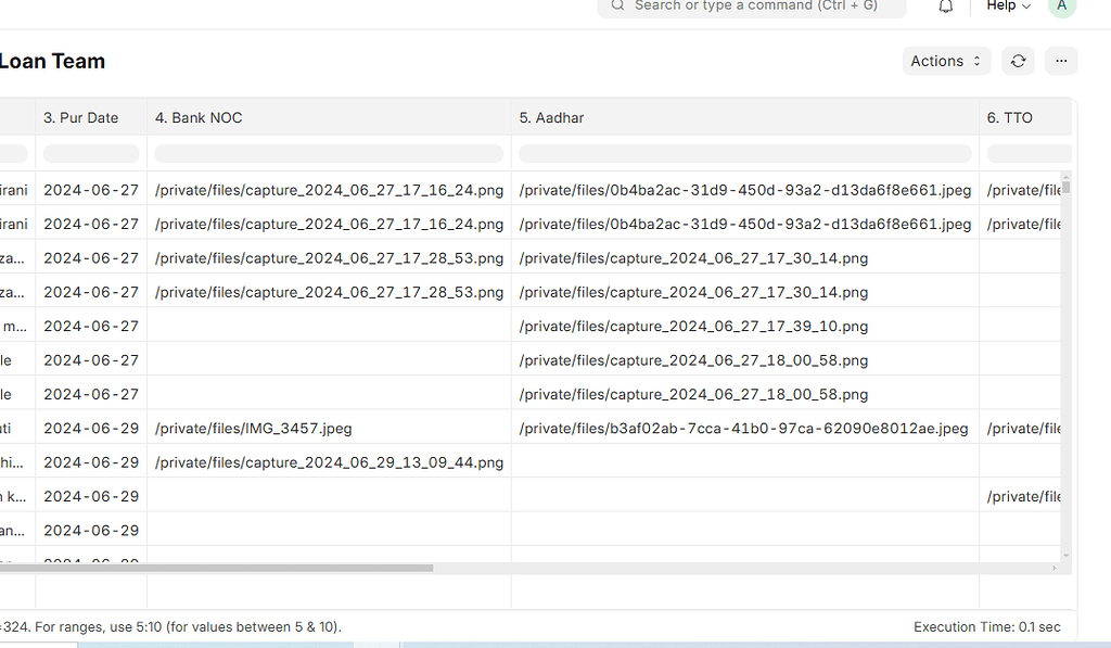 SQL Query Report contains Columns which are of Image Attachments Data ...