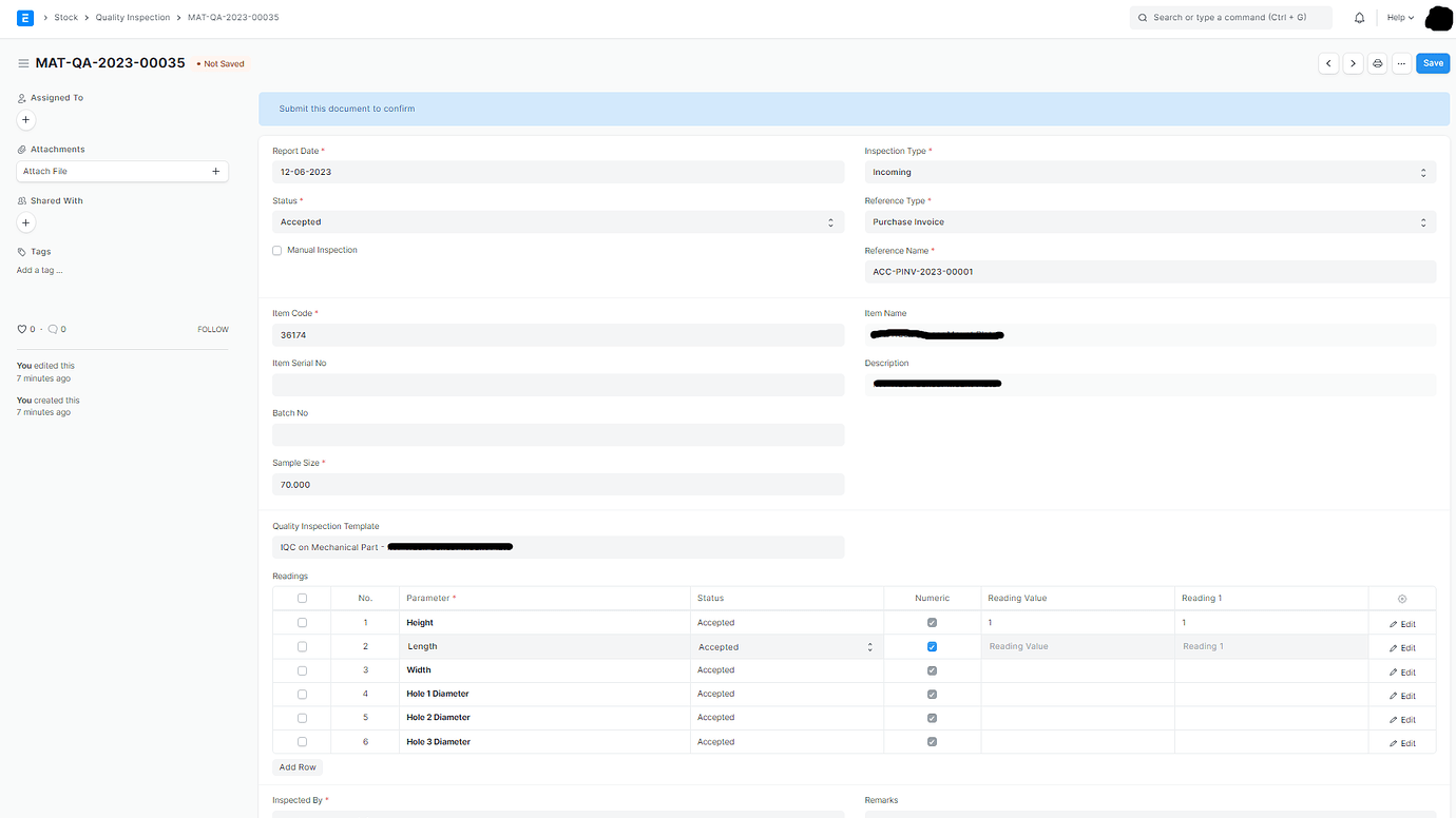 how-to-create-full-iqc-form-utilising-sample-size-erpnext-frappe