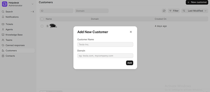 HD Customer