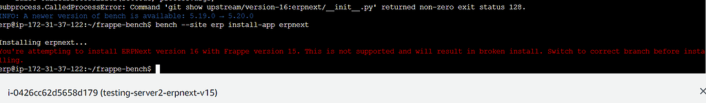 Encountered error while downloading ERPNext from my forked GitHub ...