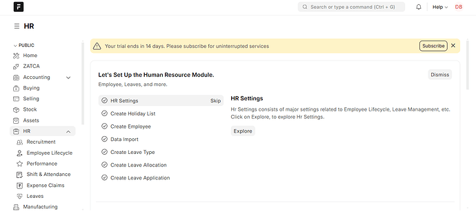 HRWorkspace