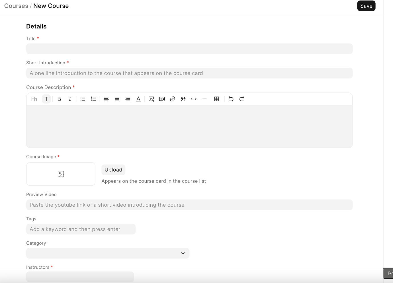 Custom Field Not Showing on Portal in Frappe LMS Course Screen ...