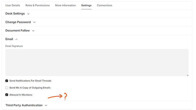 no email account @ user form in multi company