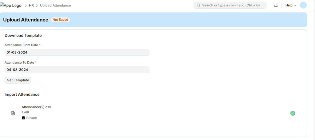 Upload attendance did not work - Frappe HR - Frappe Forum