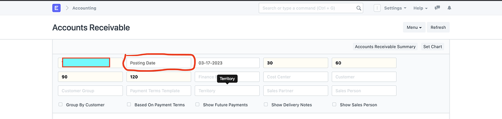 How to rename label of select field in Accounts Receivable? - Customize ...