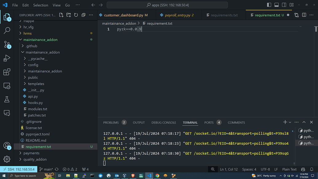 How to install a python package using pip in bench - Frappe Framework ...