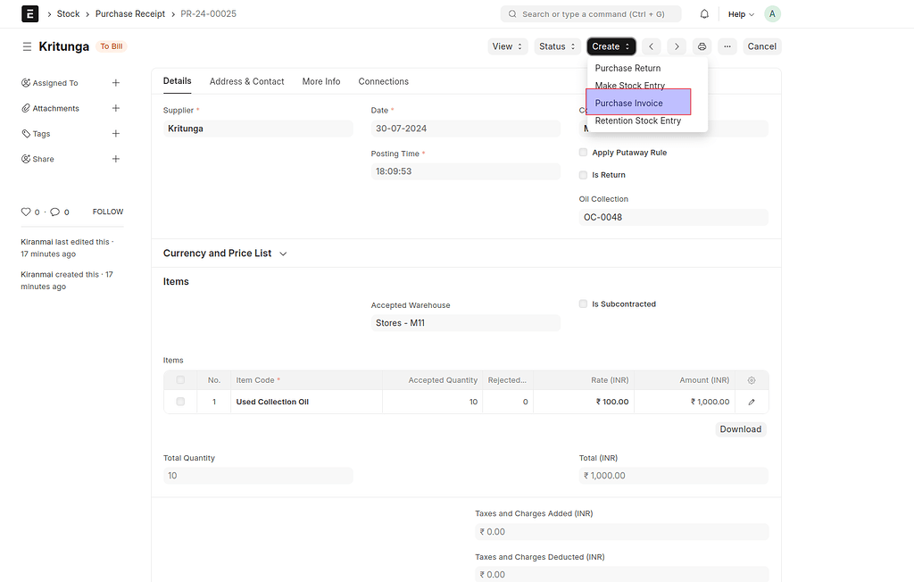 Purchase Invoice file path - ERPNext - Frappe Forum