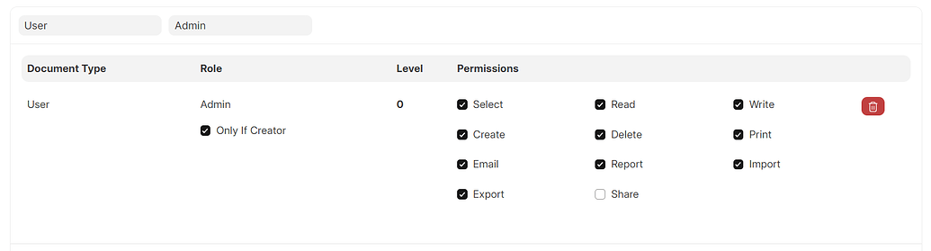 Only If Creator and Role permissions not working in ERPNext 14 and 15 ...
