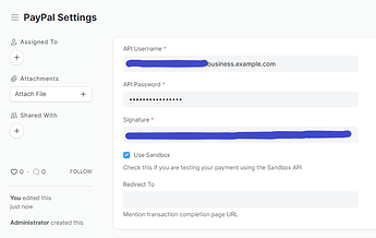 PaypalSettings