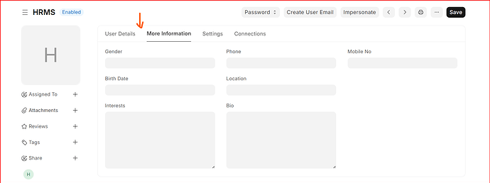 role and permissions