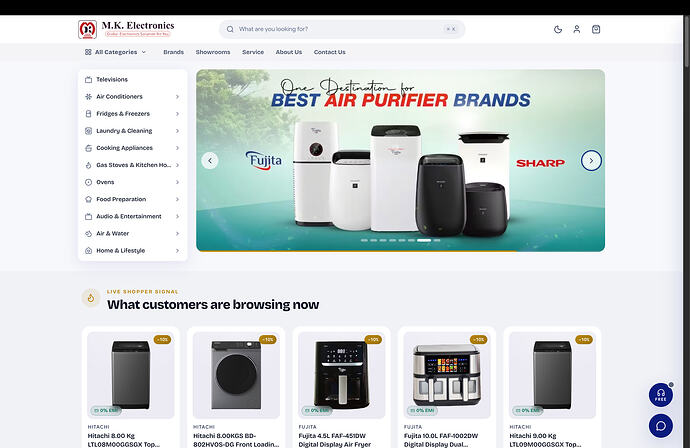 Website Homepage