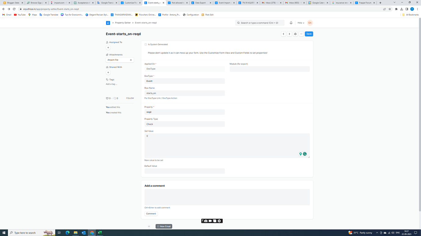 How to use Property Setter for removing mandatory fields - ERPNext ...