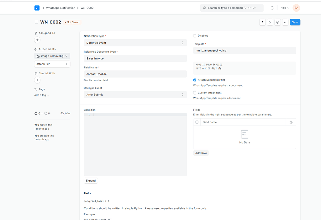 How to submit invoice without mobile number - ERPNext - Frappe Forum