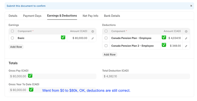 Salary Slip After Save