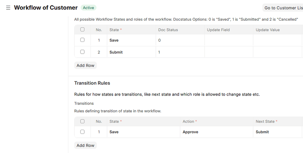 How to apply workflow in customer doctype - Accounting - Frappe Forum