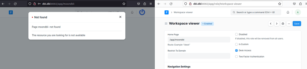 Homepage for User Role not working as expected - Bug - Frappe Forum