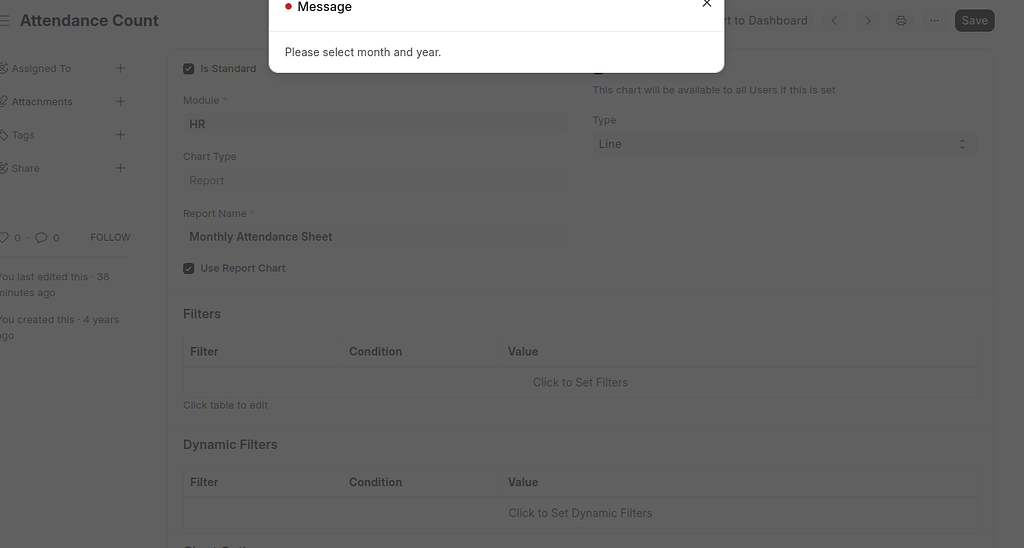 How to add month and year in the dynamic filters erpnext frappe forum