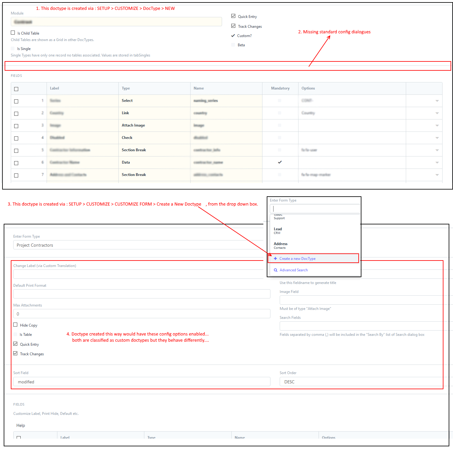 What's the difference between Customize Form vs Custom Doctype ...