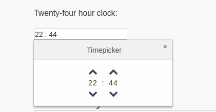 timepicker