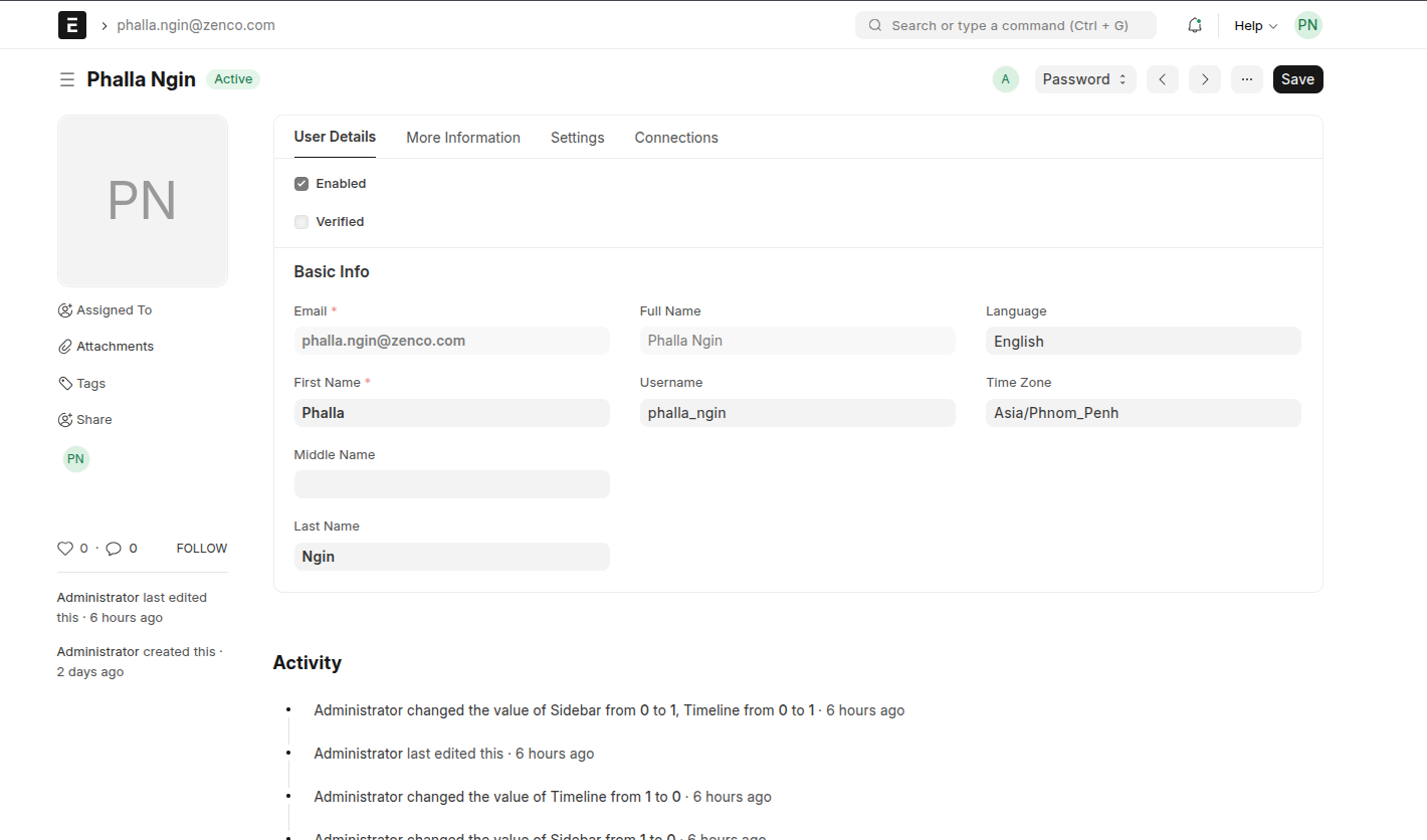 Custom From Sidebar that iI Will Apply all DocTypes in frappe - Frappe ...