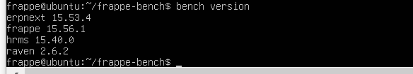 Bench Version