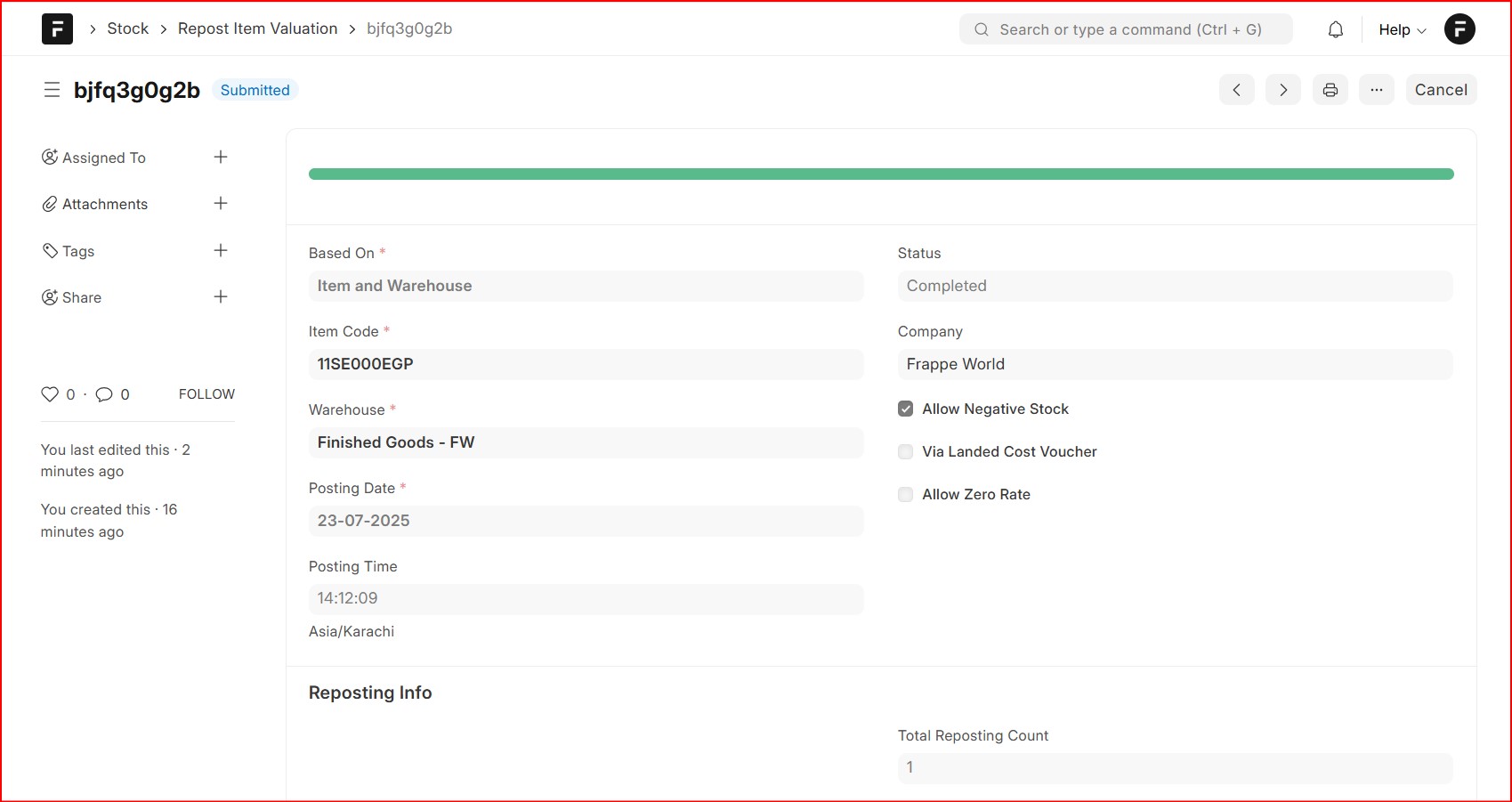 Stock Valuation as per purchase invoice rate - ERPNext - Frappe Forum